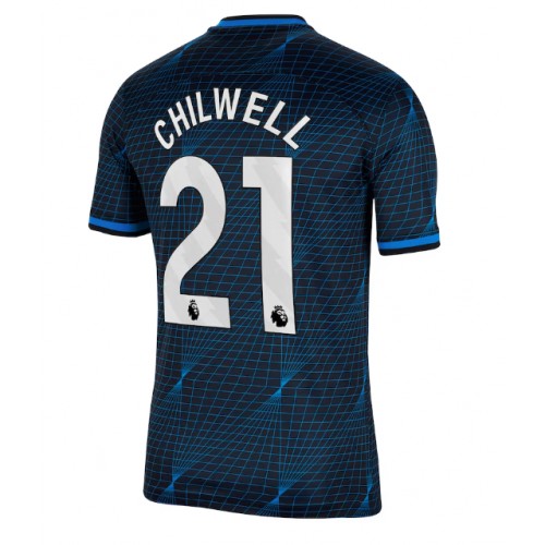 Pánský Fotbalový dres Chelsea Ben Chilwell #21 2023-24 Venkovní Krátký Rukáv